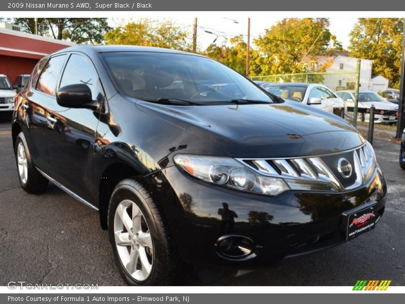 Super Black / Black 2009 Nissan Murano S AWD