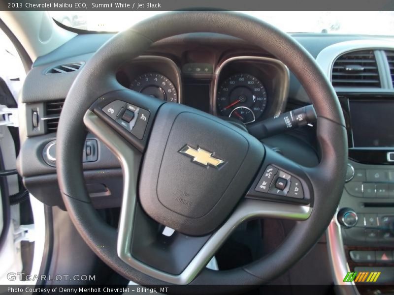 Summit White / Jet Black 2013 Chevrolet Malibu ECO