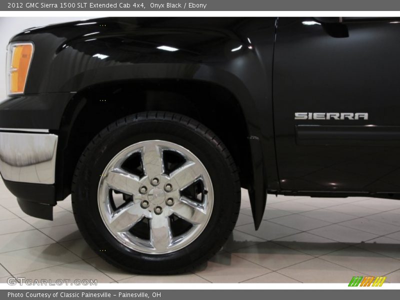 Onyx Black / Ebony 2012 GMC Sierra 1500 SLT Extended Cab 4x4