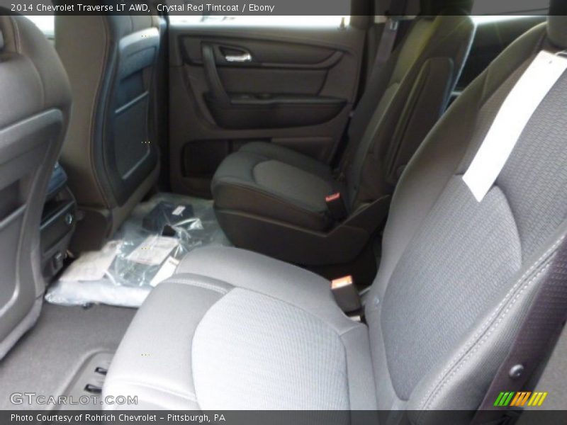 Crystal Red Tintcoat / Ebony 2014 Chevrolet Traverse LT AWD