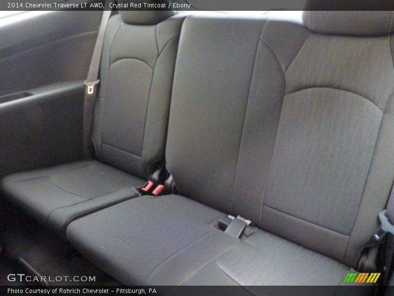 Crystal Red Tintcoat / Ebony 2014 Chevrolet Traverse LT AWD