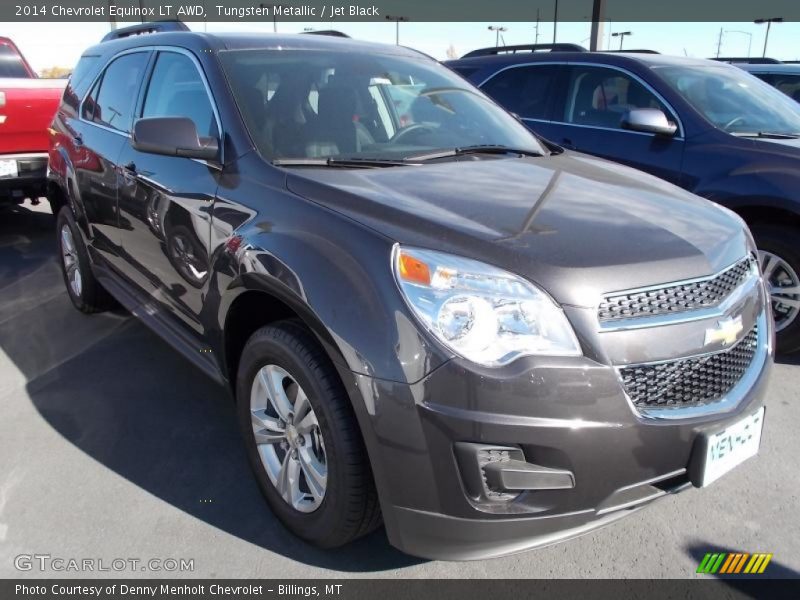 Tungsten Metallic / Jet Black 2014 Chevrolet Equinox LT AWD