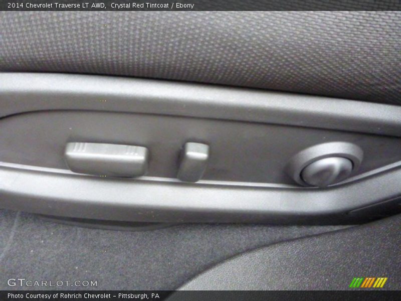 Crystal Red Tintcoat / Ebony 2014 Chevrolet Traverse LT AWD