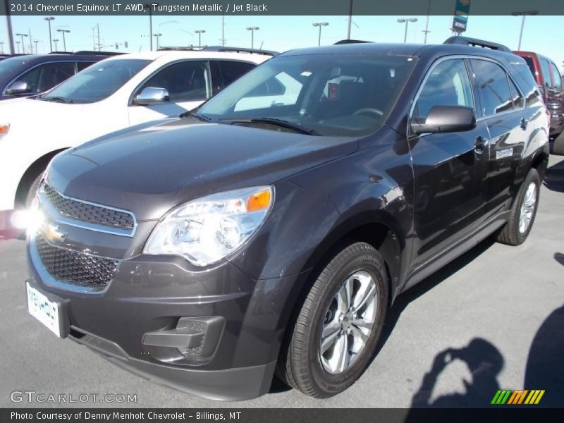 Tungsten Metallic / Jet Black 2014 Chevrolet Equinox LT AWD