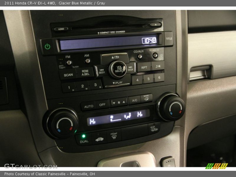 Glacier Blue Metallic / Gray 2011 Honda CR-V EX-L 4WD