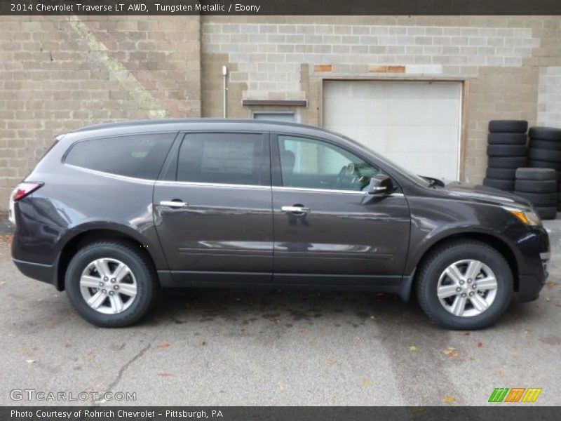 Tungsten Metallic / Ebony 2014 Chevrolet Traverse LT AWD