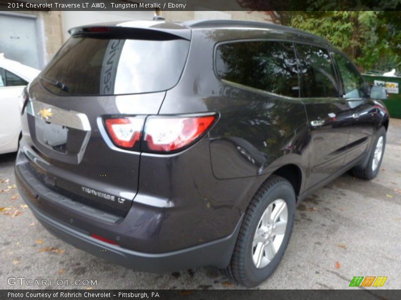 Tungsten Metallic / Ebony 2014 Chevrolet Traverse LT AWD