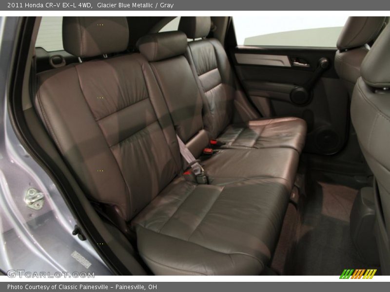 Glacier Blue Metallic / Gray 2011 Honda CR-V EX-L 4WD