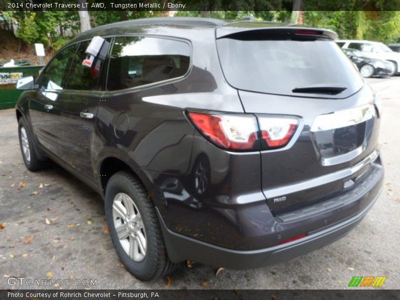Tungsten Metallic / Ebony 2014 Chevrolet Traverse LT AWD