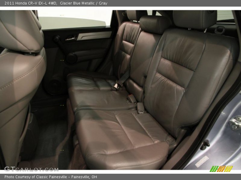 Glacier Blue Metallic / Gray 2011 Honda CR-V EX-L 4WD