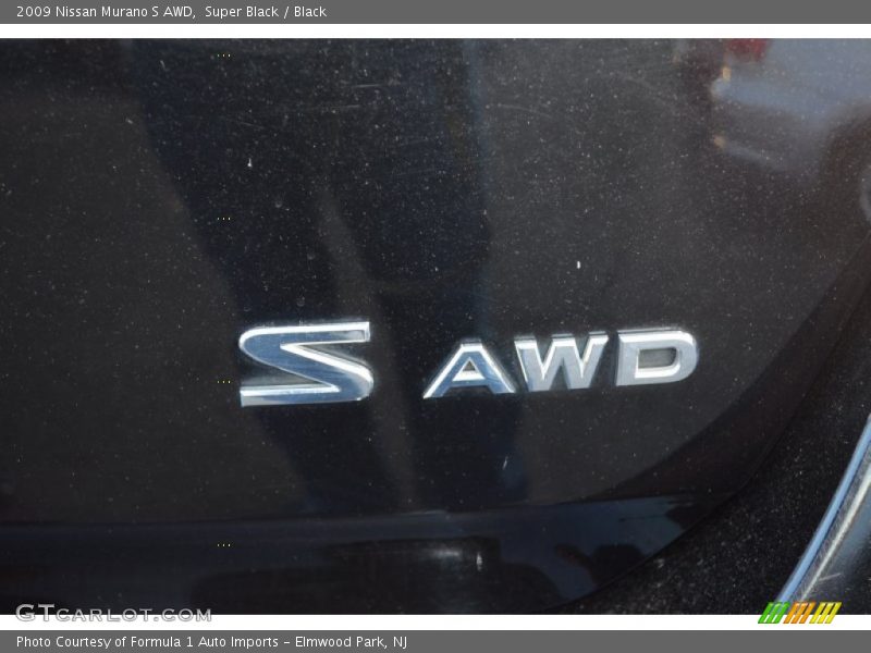 Super Black / Black 2009 Nissan Murano S AWD