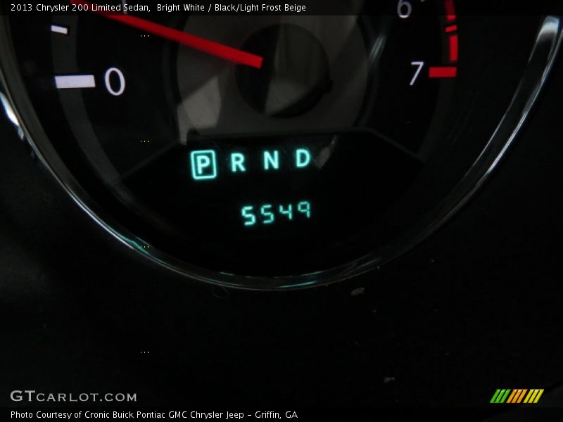 Bright White / Black/Light Frost Beige 2013 Chrysler 200 Limited Sedan