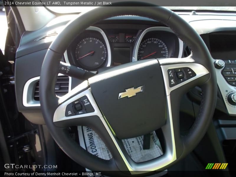 Tungsten Metallic / Jet Black 2014 Chevrolet Equinox LT AWD