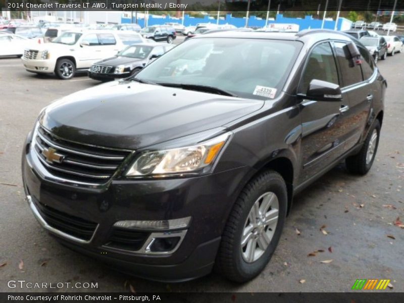 Tungsten Metallic / Ebony 2014 Chevrolet Traverse LT AWD