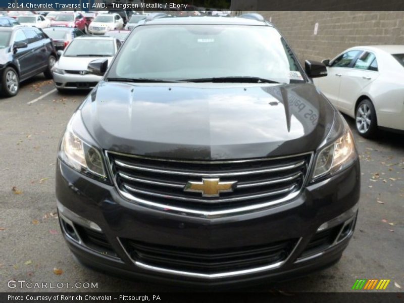 Tungsten Metallic / Ebony 2014 Chevrolet Traverse LT AWD