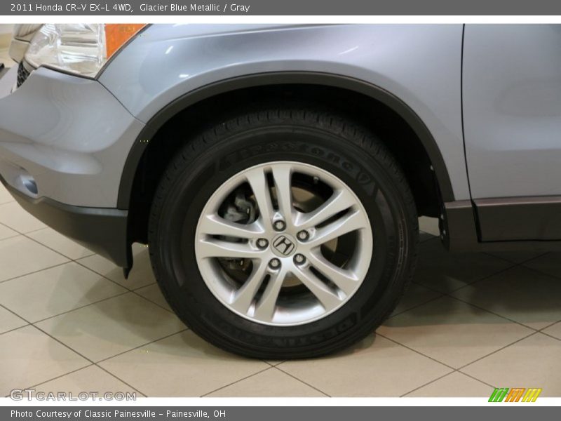 Glacier Blue Metallic / Gray 2011 Honda CR-V EX-L 4WD