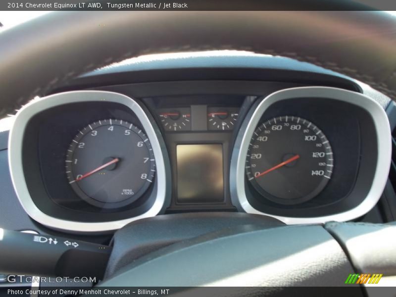 Tungsten Metallic / Jet Black 2014 Chevrolet Equinox LT AWD