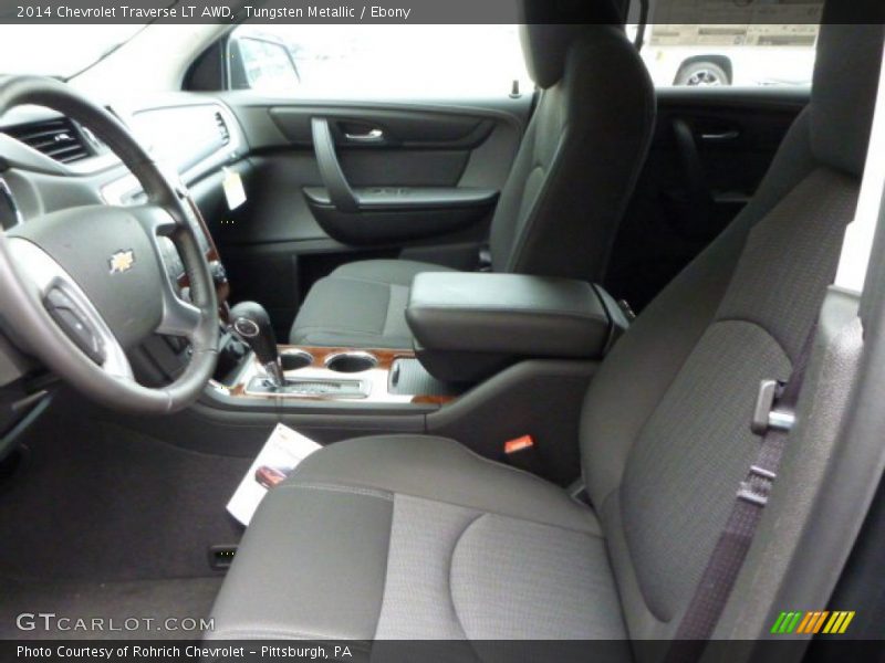 Tungsten Metallic / Ebony 2014 Chevrolet Traverse LT AWD