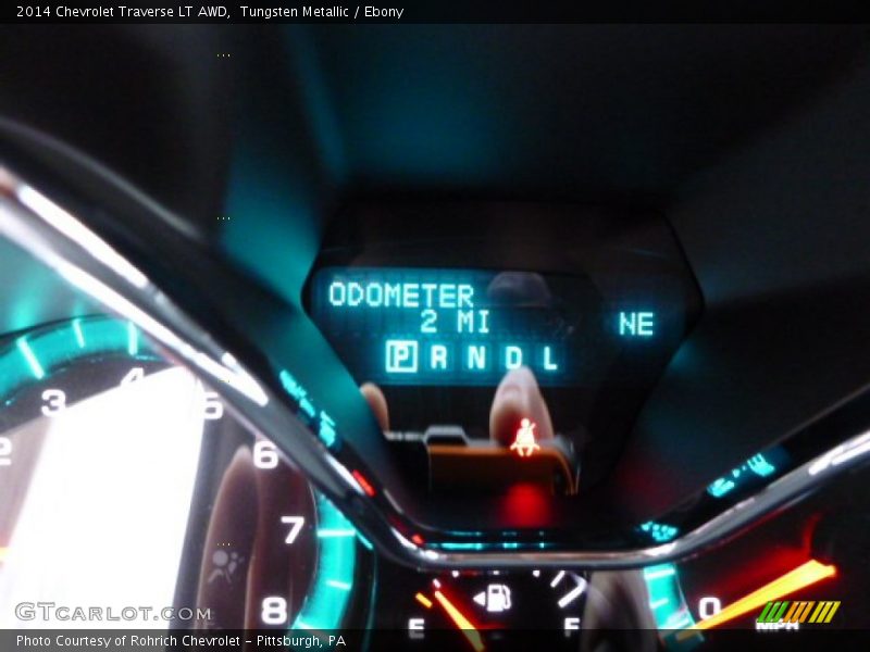 Tungsten Metallic / Ebony 2014 Chevrolet Traverse LT AWD