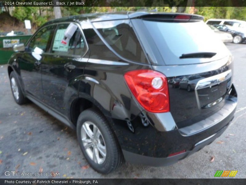 Black / Jet Black 2014 Chevrolet Equinox LS