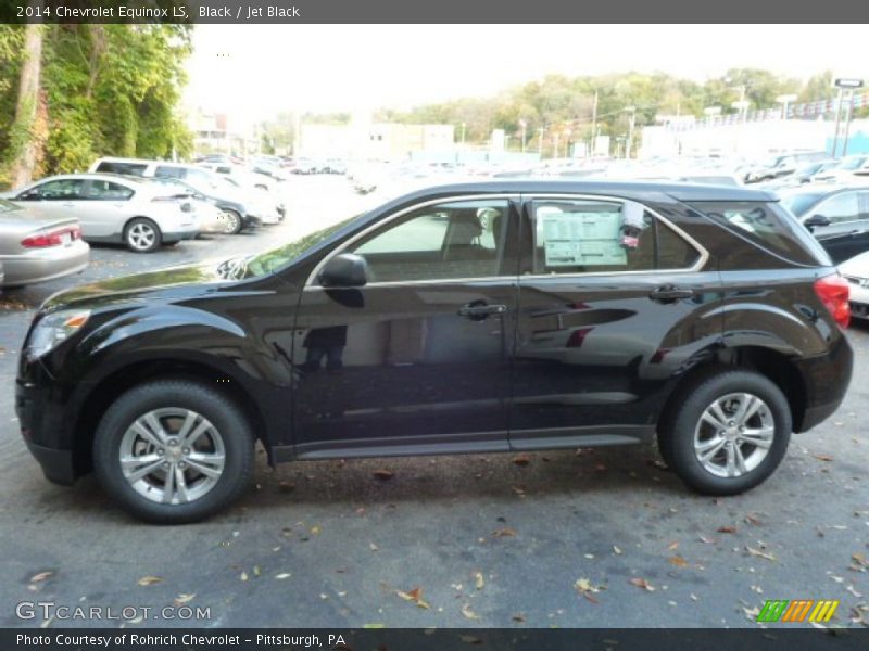 Black / Jet Black 2014 Chevrolet Equinox LS