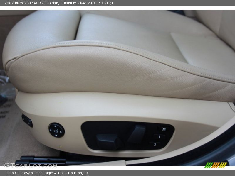 Titanium Silver Metallic / Beige 2007 BMW 3 Series 335i Sedan