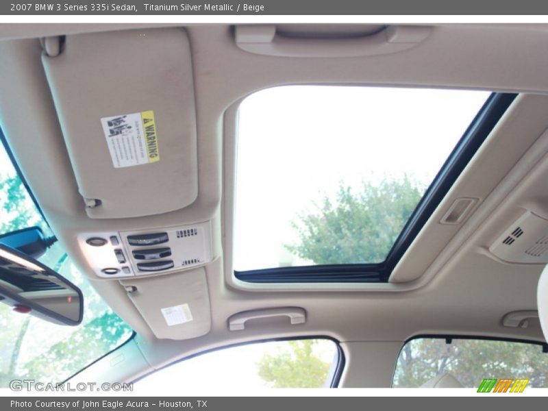 Titanium Silver Metallic / Beige 2007 BMW 3 Series 335i Sedan