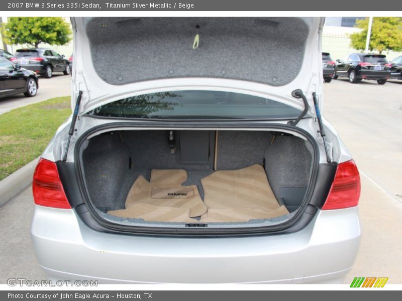 Titanium Silver Metallic / Beige 2007 BMW 3 Series 335i Sedan