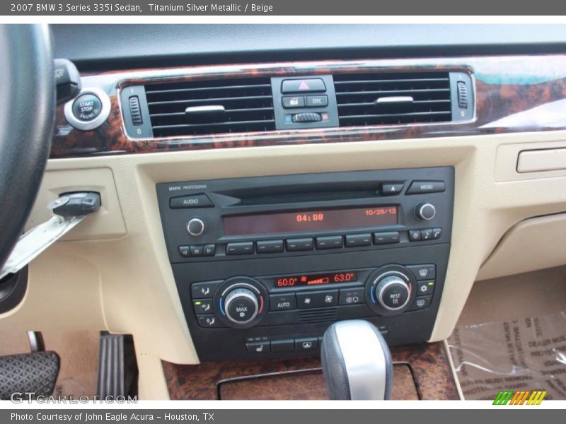 Titanium Silver Metallic / Beige 2007 BMW 3 Series 335i Sedan