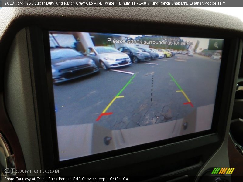White Platinum Tri-Coat / King Ranch Chaparral Leather/Adobe Trim 2013 Ford F250 Super Duty King Ranch Crew Cab 4x4