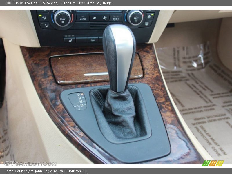 Titanium Silver Metallic / Beige 2007 BMW 3 Series 335i Sedan