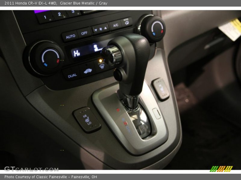 Glacier Blue Metallic / Gray 2011 Honda CR-V EX-L 4WD