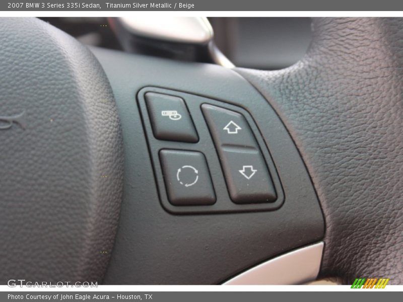 Titanium Silver Metallic / Beige 2007 BMW 3 Series 335i Sedan