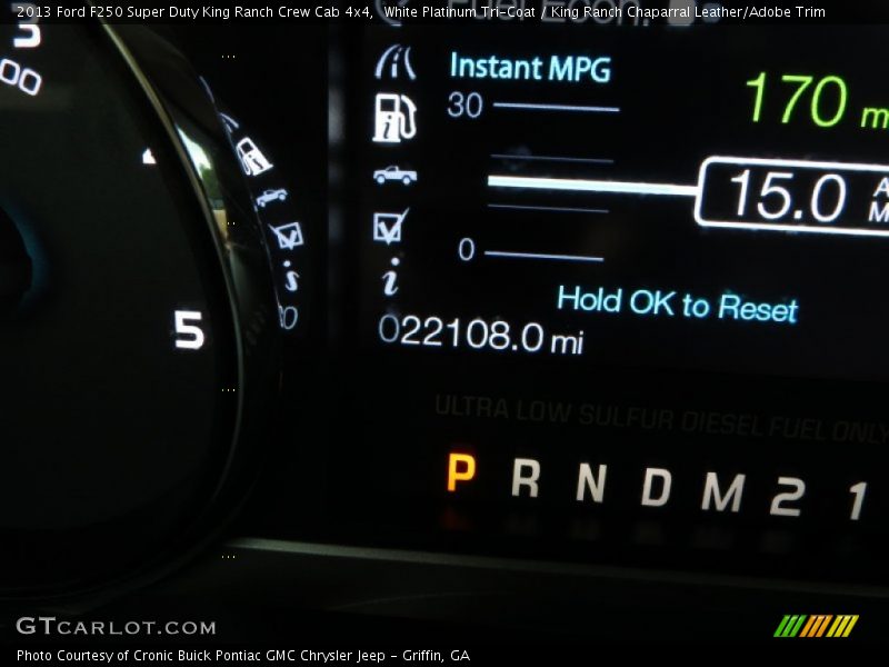 White Platinum Tri-Coat / King Ranch Chaparral Leather/Adobe Trim 2013 Ford F250 Super Duty King Ranch Crew Cab 4x4