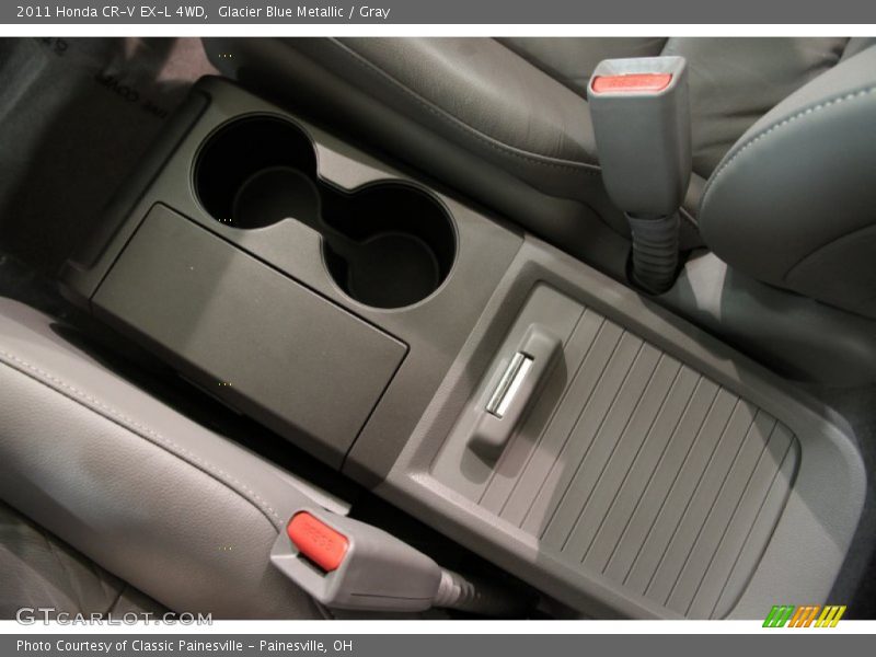 Glacier Blue Metallic / Gray 2011 Honda CR-V EX-L 4WD