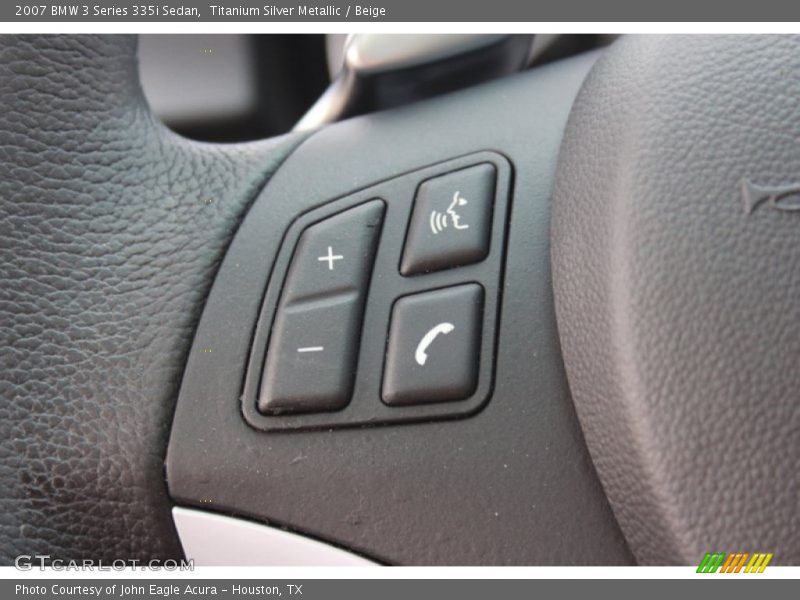 Titanium Silver Metallic / Beige 2007 BMW 3 Series 335i Sedan