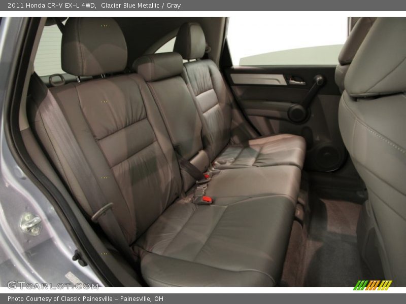Glacier Blue Metallic / Gray 2011 Honda CR-V EX-L 4WD