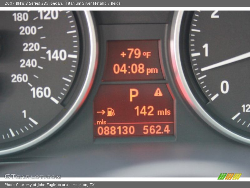 Titanium Silver Metallic / Beige 2007 BMW 3 Series 335i Sedan