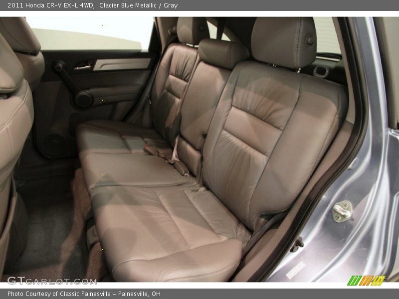 Glacier Blue Metallic / Gray 2011 Honda CR-V EX-L 4WD