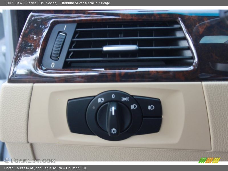 Titanium Silver Metallic / Beige 2007 BMW 3 Series 335i Sedan