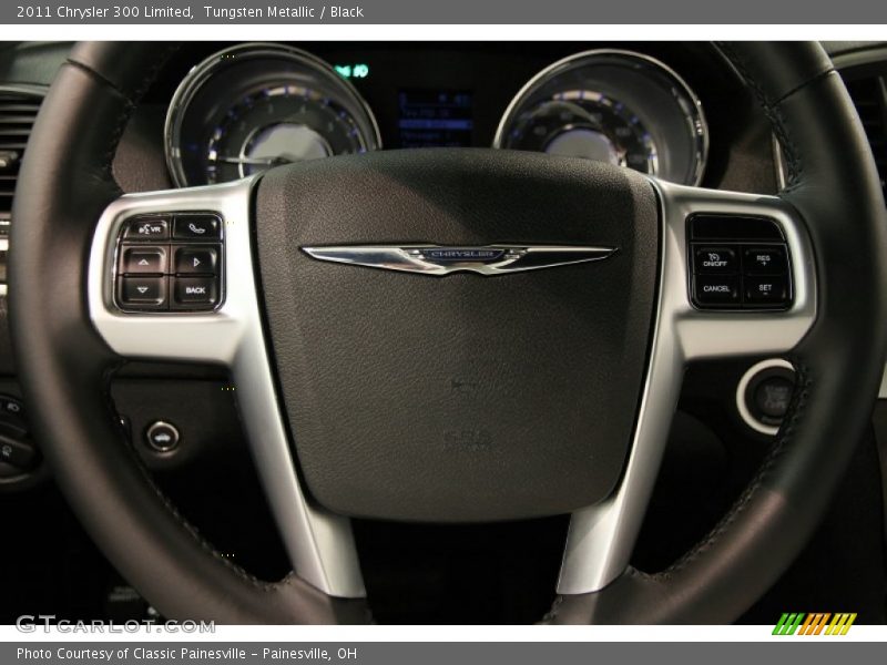 Tungsten Metallic / Black 2011 Chrysler 300 Limited