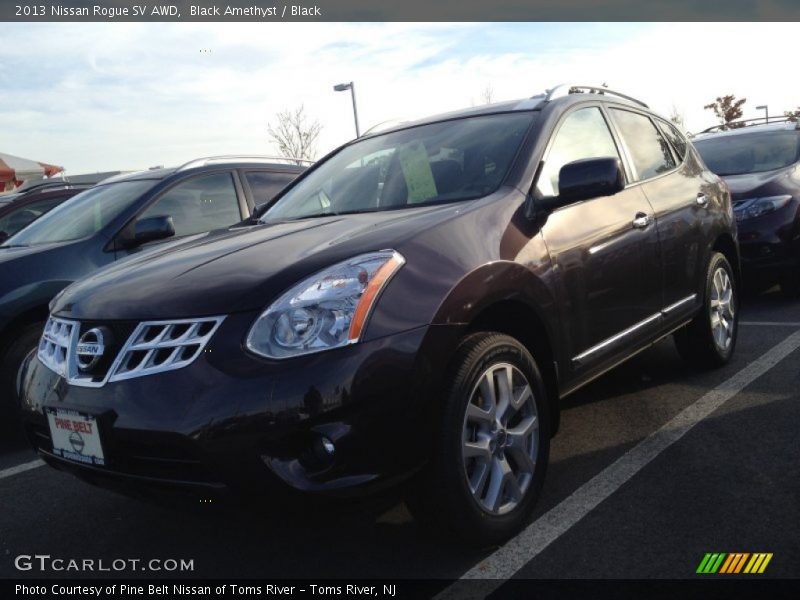 Black Amethyst / Black 2013 Nissan Rogue SV AWD