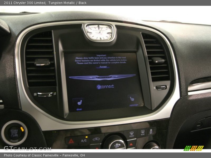 Tungsten Metallic / Black 2011 Chrysler 300 Limited