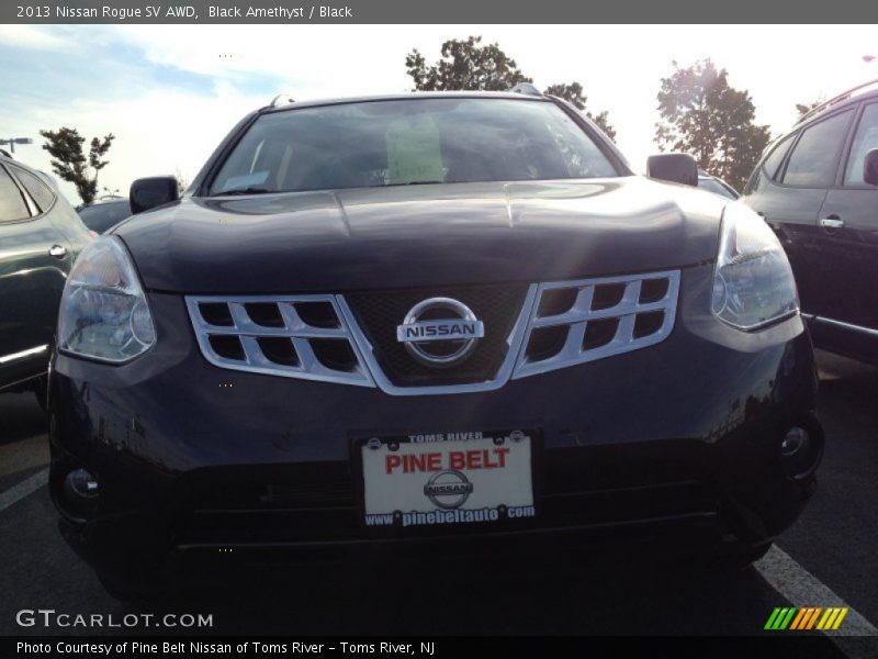 Black Amethyst / Black 2013 Nissan Rogue SV AWD