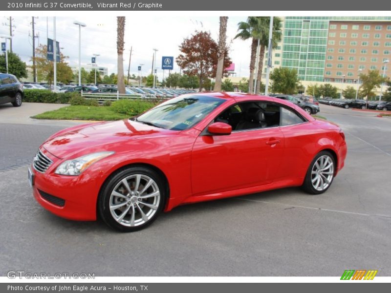 Vibrant Red / Graphite 2010 Infiniti G 37 Convertible