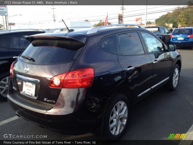 Black Amethyst / Black 2013 Nissan Rogue SV AWD