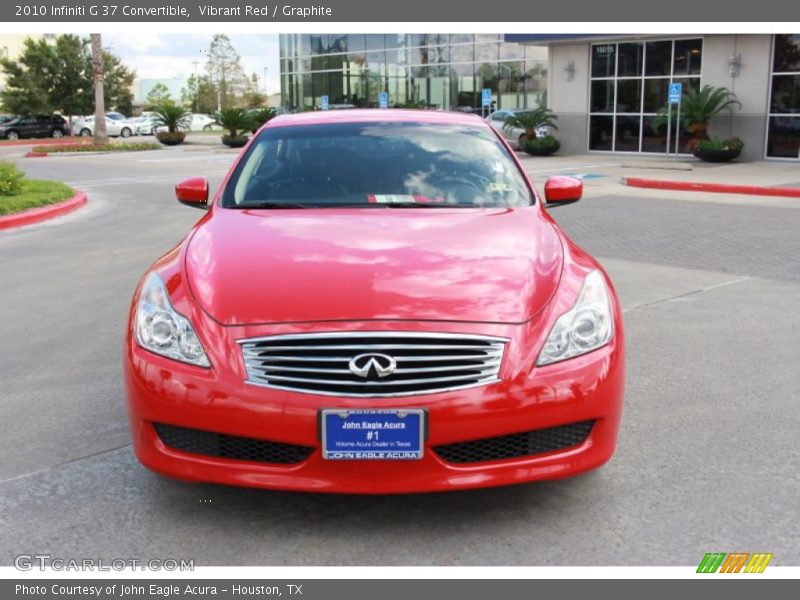 Vibrant Red / Graphite 2010 Infiniti G 37 Convertible