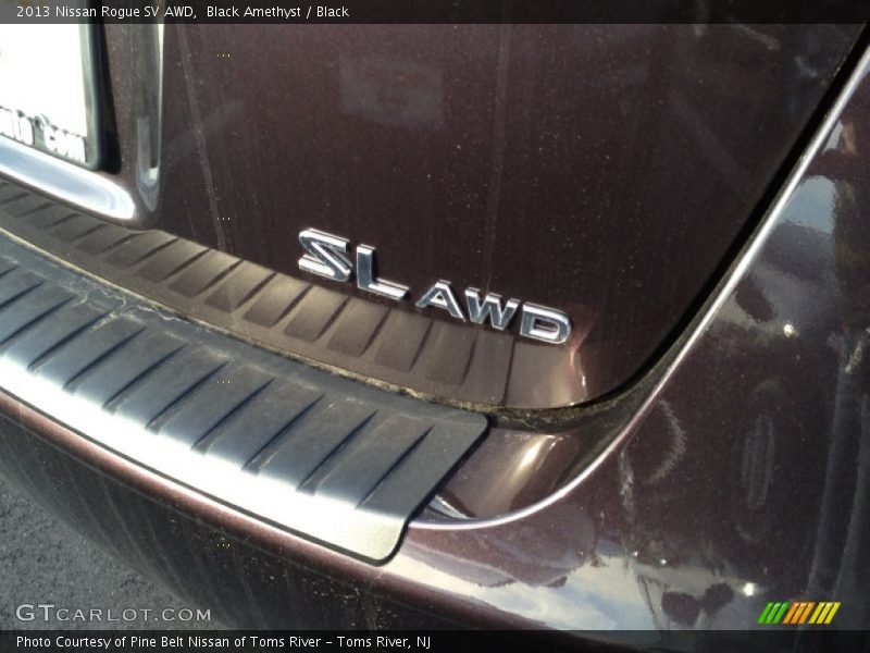 Black Amethyst / Black 2013 Nissan Rogue SV AWD