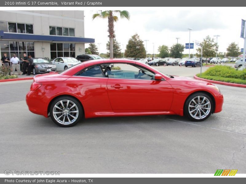 Vibrant Red / Graphite 2010 Infiniti G 37 Convertible