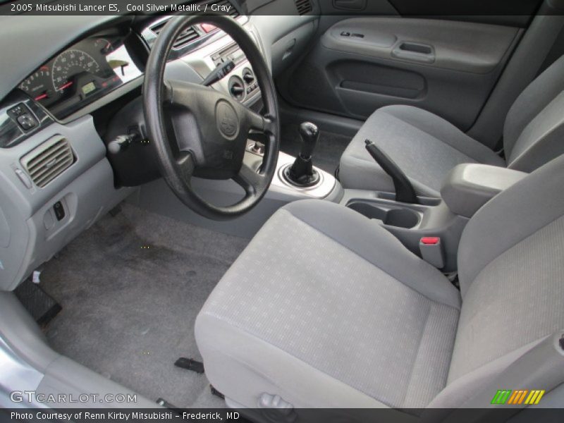 Cool Silver Metallic / Gray 2005 Mitsubishi Lancer ES